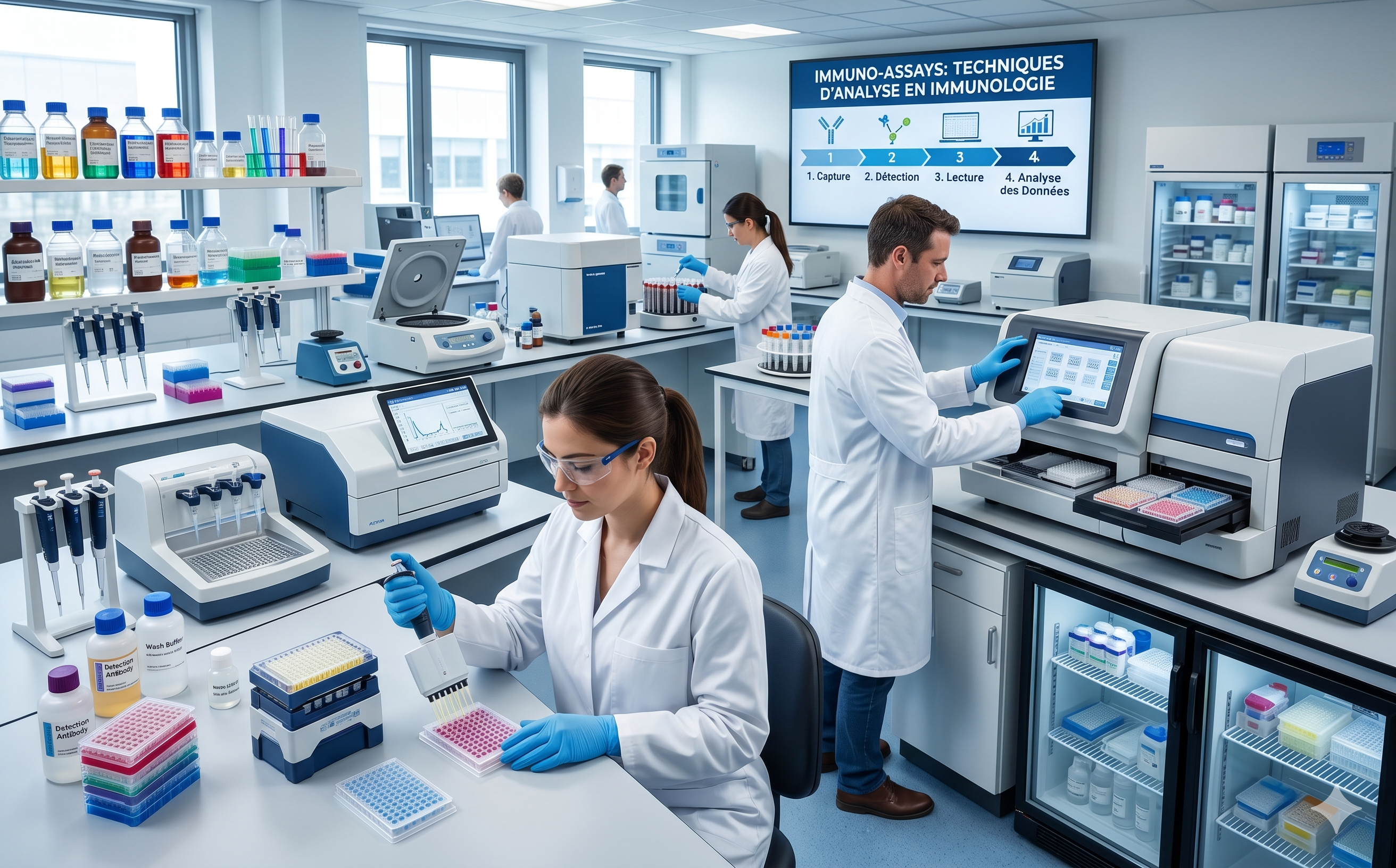 Immuno-essais — techniques d'analyse en immunologie