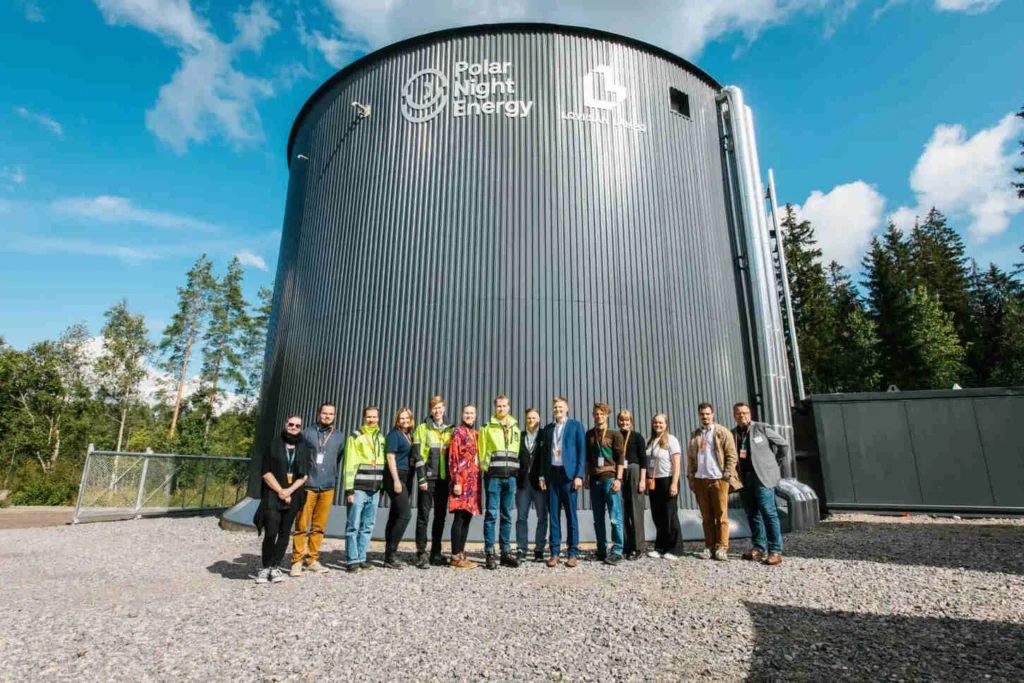 Batterie au sable de stockage thermique en Finlande
