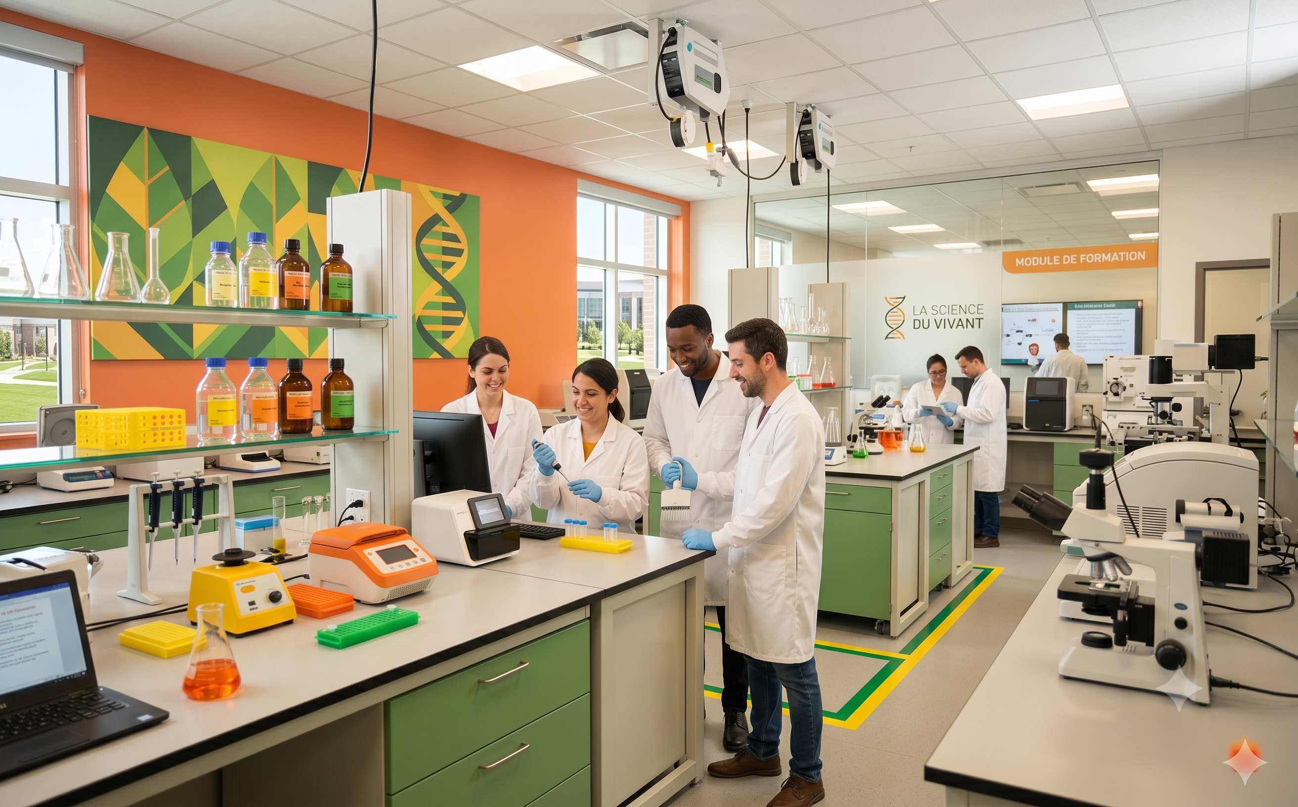 Laboratoire de biologie moléculaire
